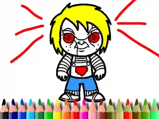 Spil Scary Boy Coloring Book online