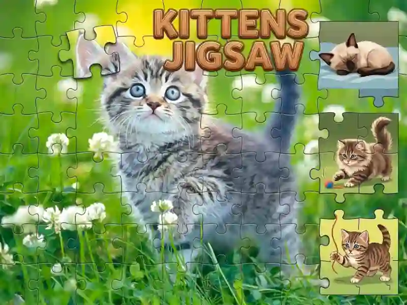 Spil Kittens Jigsaw online