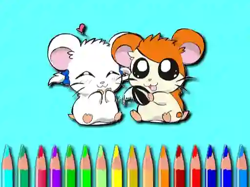 Spil Hamster Coloring Book online