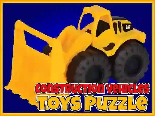 Spil Construction Vehicles Toys Puzzle online