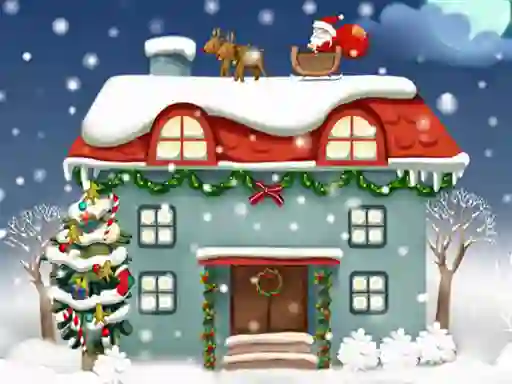 Spil Christmas Rooms Differences online