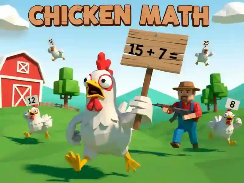 Spil Chicken Math online