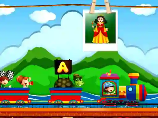 Spil Alphabetic train online