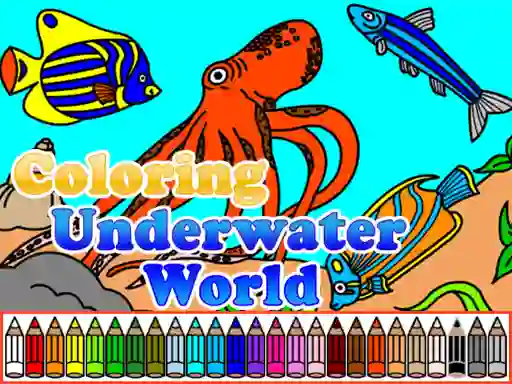Spil Coloring Underwater World online