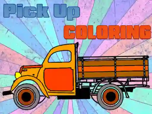Spil Pick Up Trucks Coloring online