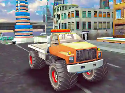 Spil Monster Truck Stunts Free Jeep Racing online