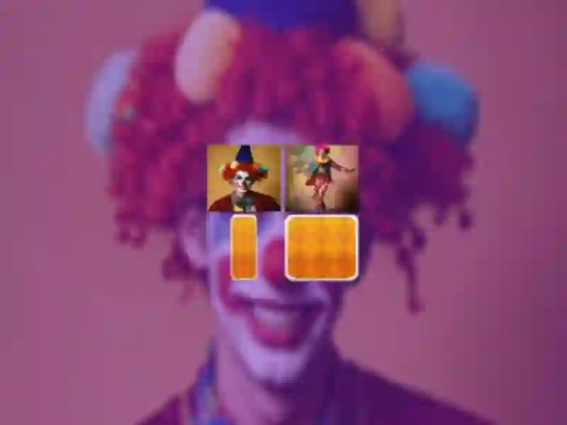 Spil Clown Memory Match online