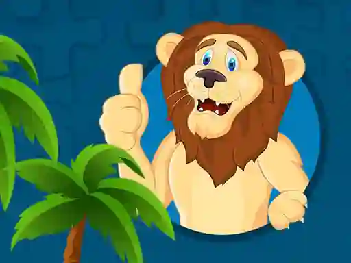 Spil Strong Lions Jigsaw online