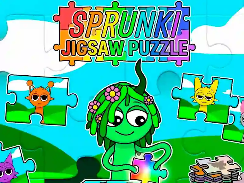 Spil Sprunki Jigsaw Puzzle online