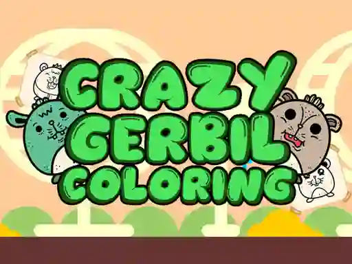 Spil Crazy Gerbil Coloring online