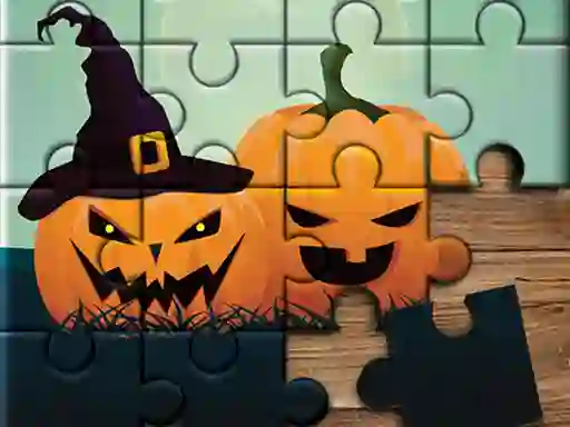 Spil Halloween Puzzle online