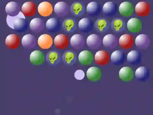 Spil Aliens Bubble Shooter online