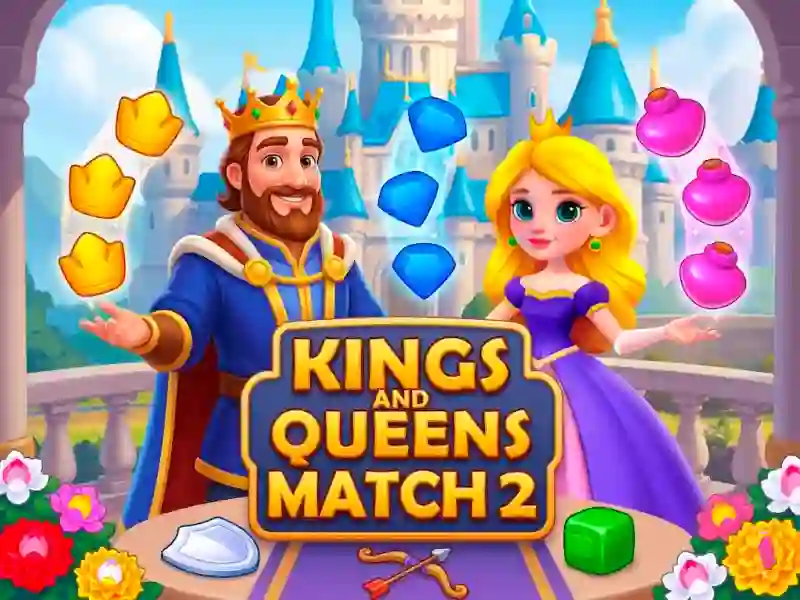 Spil Kings and Queens Match 2 online