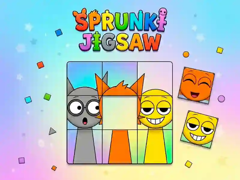 Spil Sprunki Jigsaw online