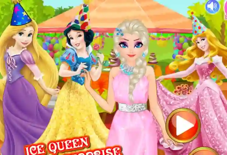 Spil Ice Queen Birthday Surprise online