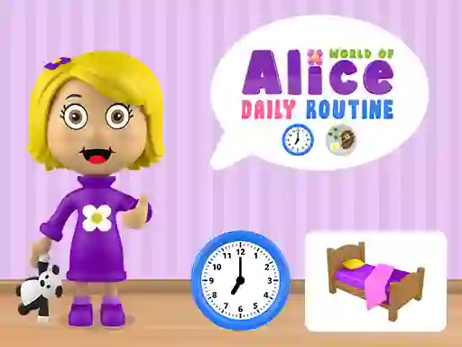 Spil World of Alice Daily Routine online