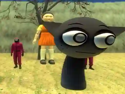 Spil Squid Game Sprunki Hide online