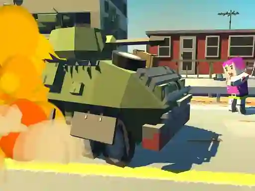 Spil Tank vs Zombie online