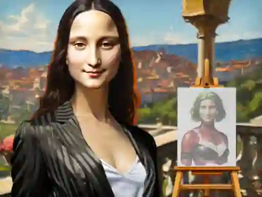 Spil Mona Lisa Fashion Experiments online