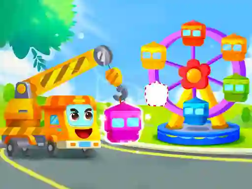 Spil Little Panda Truck Team online