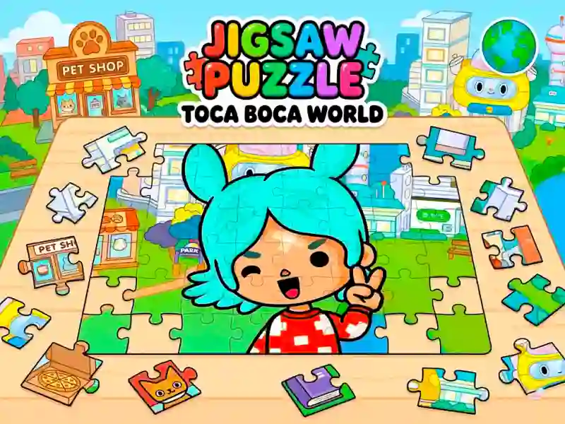 Spil Jigsaw Puzzle: Toca Boca World online
