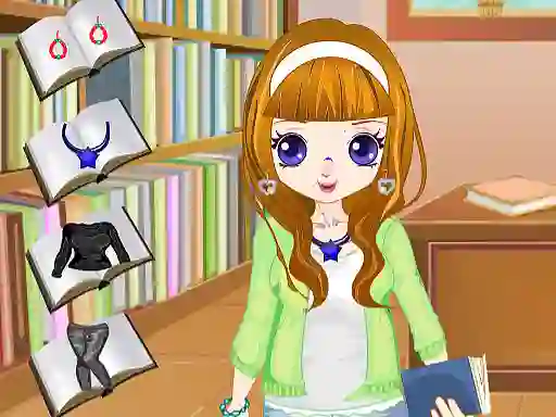 Spil Library Girl Dressup online