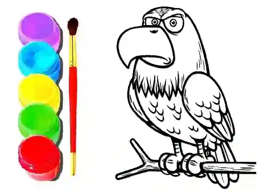 Spil Eagle Coloring Book online