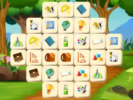Spil School Mahjong Deluxe online