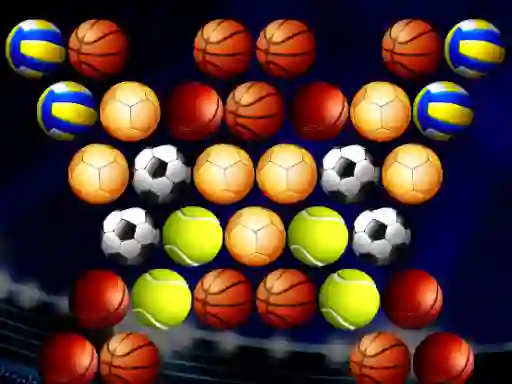 Spil Bubble Shooter Golden Football online
