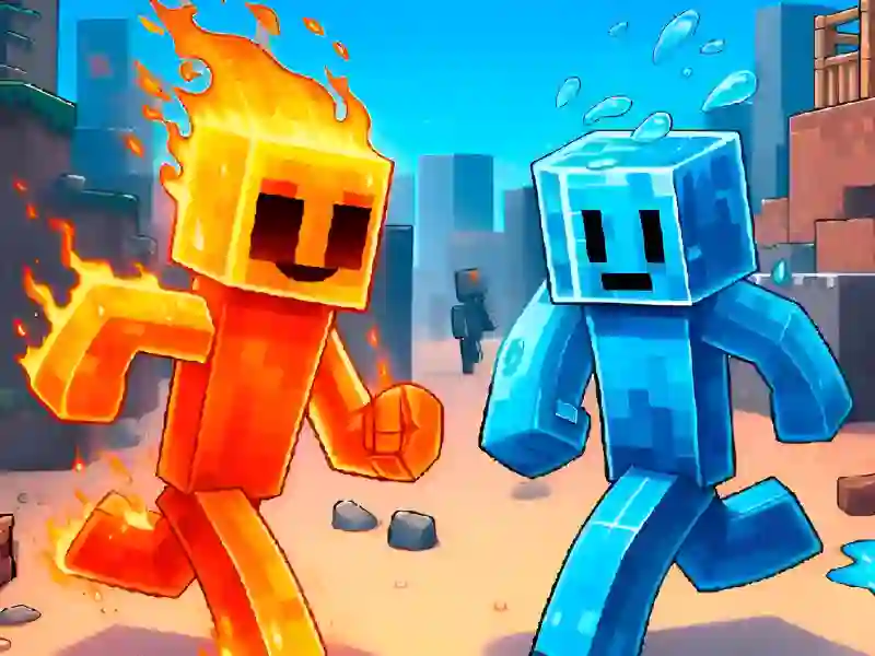 Spil Fire and Water Stickman online