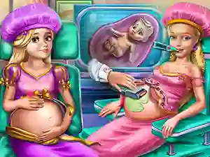 Spil Goldie Princesses Pregnant Check up online