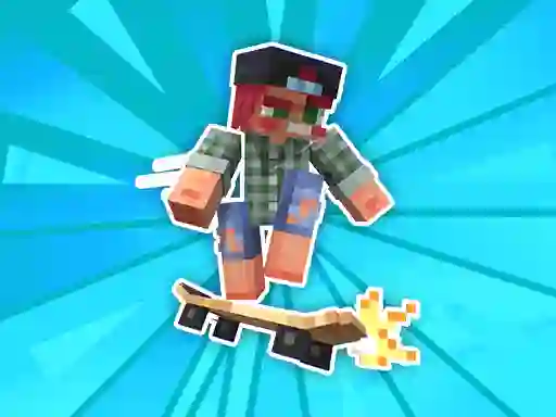 Spil Noob and Pro Skateboarding online