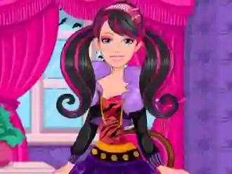 Spil Barbie Monster High Halloween online