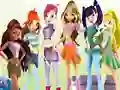 Spil Winx Club Puzzle Collection online
