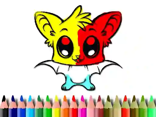 Spil Cute Bat Coloring Book online