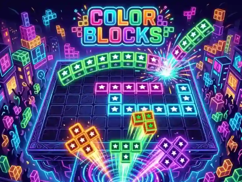 Spil Color blocks online