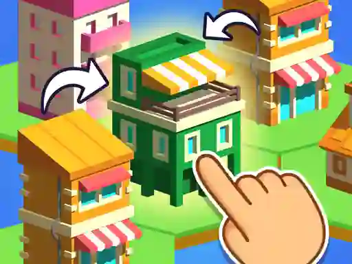 Spil Crafty Town Merge City online