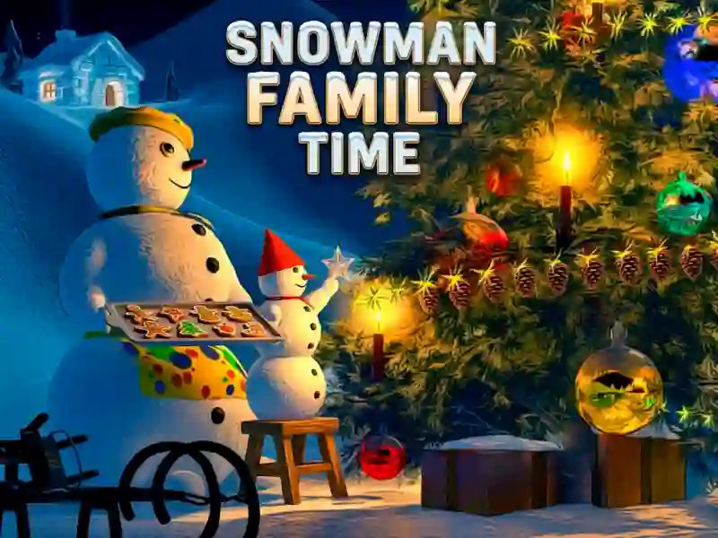Spil Snowman Family Time online