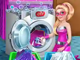 Spil Superdoll Washing Capes online