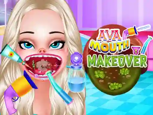 Spil Ava Mouth Makeover online