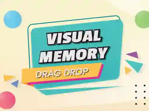 Spil Visual Memory Drag Drop online