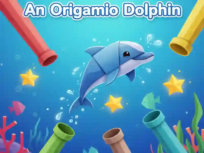 Spil An origami dolphin online