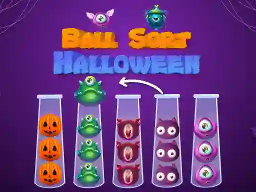 Spil Ball Sort Halloween online