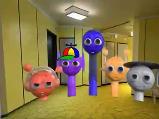 Spil Sprunki Backroom Terrors Skibidi Toilet online