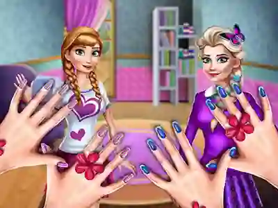 Spil Princesses Nails Salon online