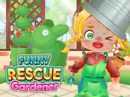 Spil Funny Rescue Gardener online