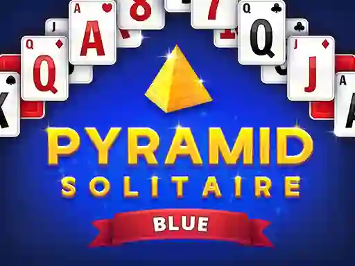 Spil Pyramid Solitaire Blue online