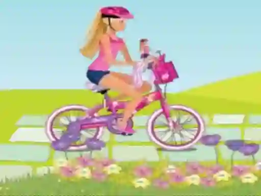 Spil BARBIE RIDES A BIKE online
