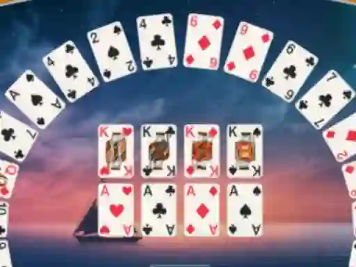Spil Crescent Solitaire online