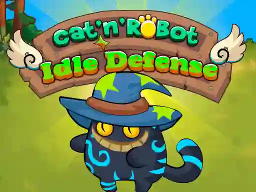 Spil Cat'n'Robot Idle Defense online